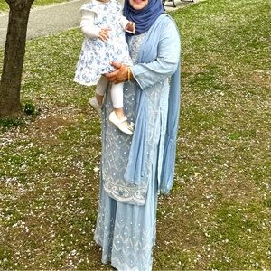 Indian Pakistani party sharara dress